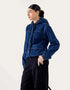DENIM ZIPPER HOODIE